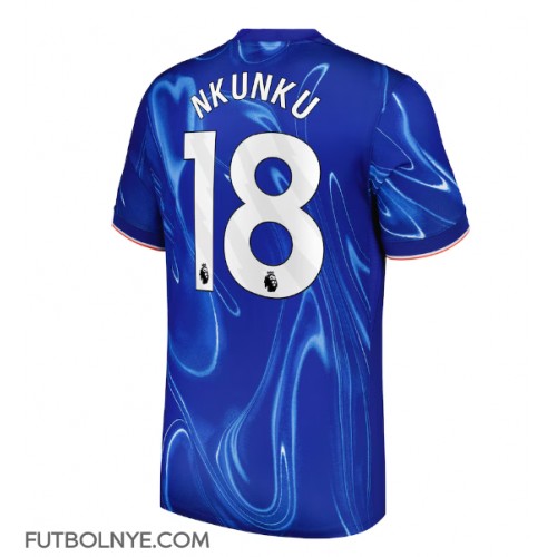 Camiseta Chelsea Christopher Nkunku #18 Primera Equipación 2024-25 manga corta